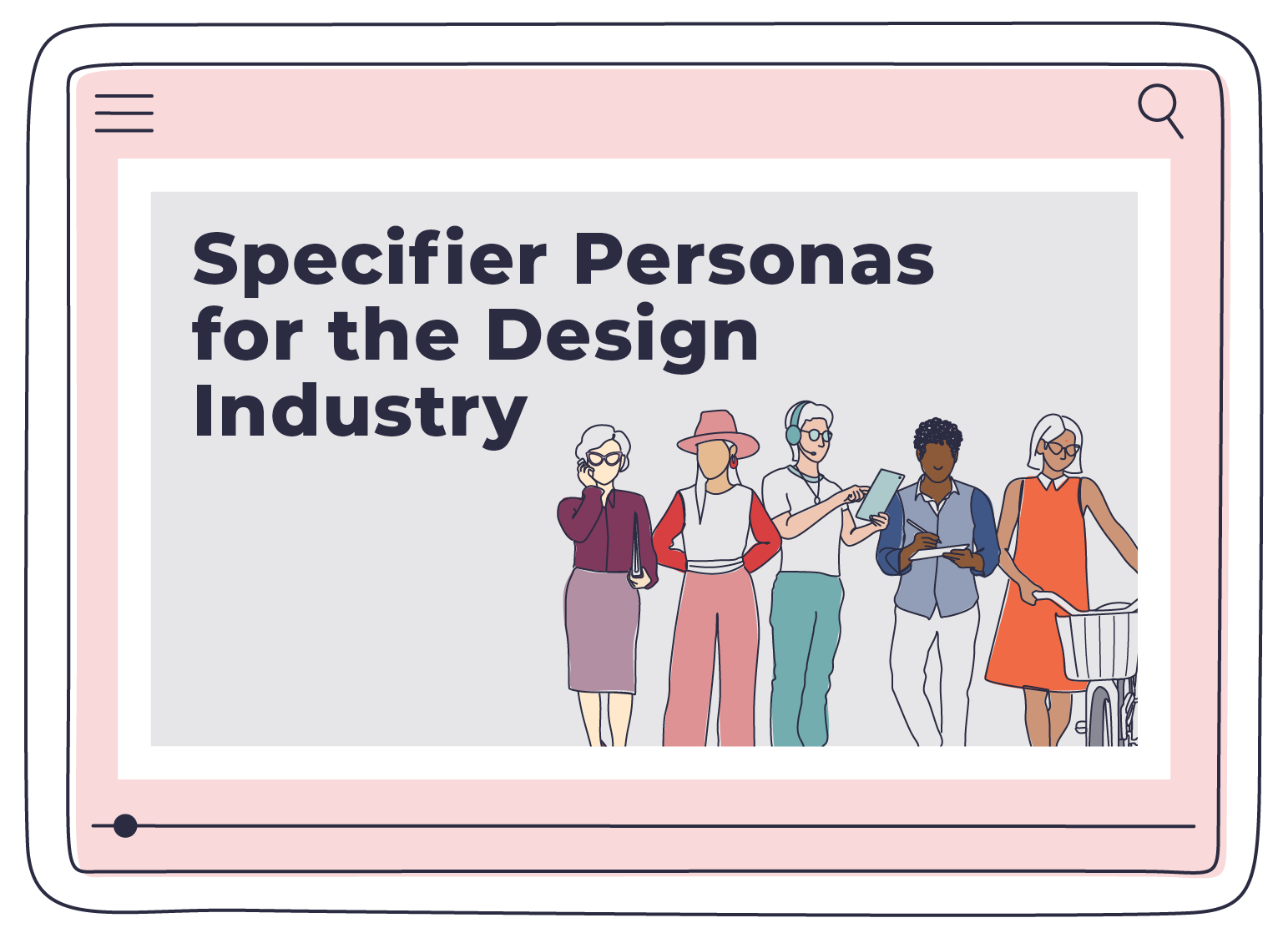 Specifier Personas for the Design Industry eCourse and Playbook from ThinkLab
