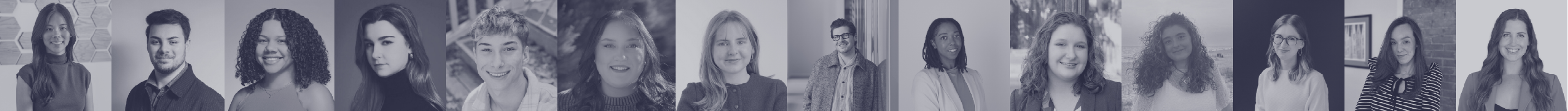 Graphic including all headshots of Gen Z cohort members