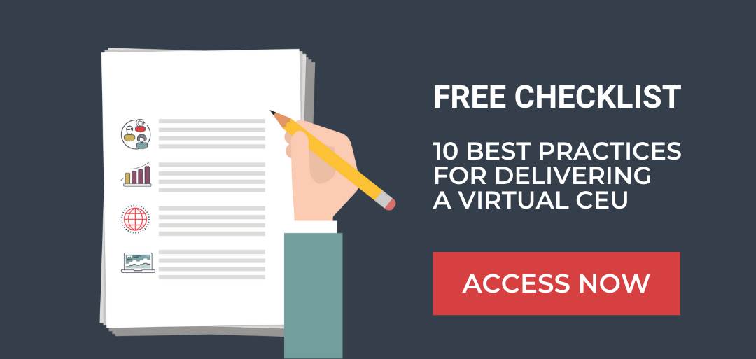 10 Best Practices for Delivering a Virtual CEU